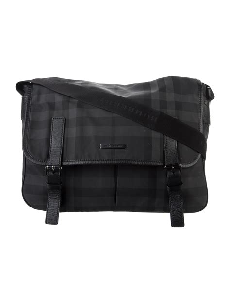 burberry smoked check messenger bag|Burberry Messenger bag sale.